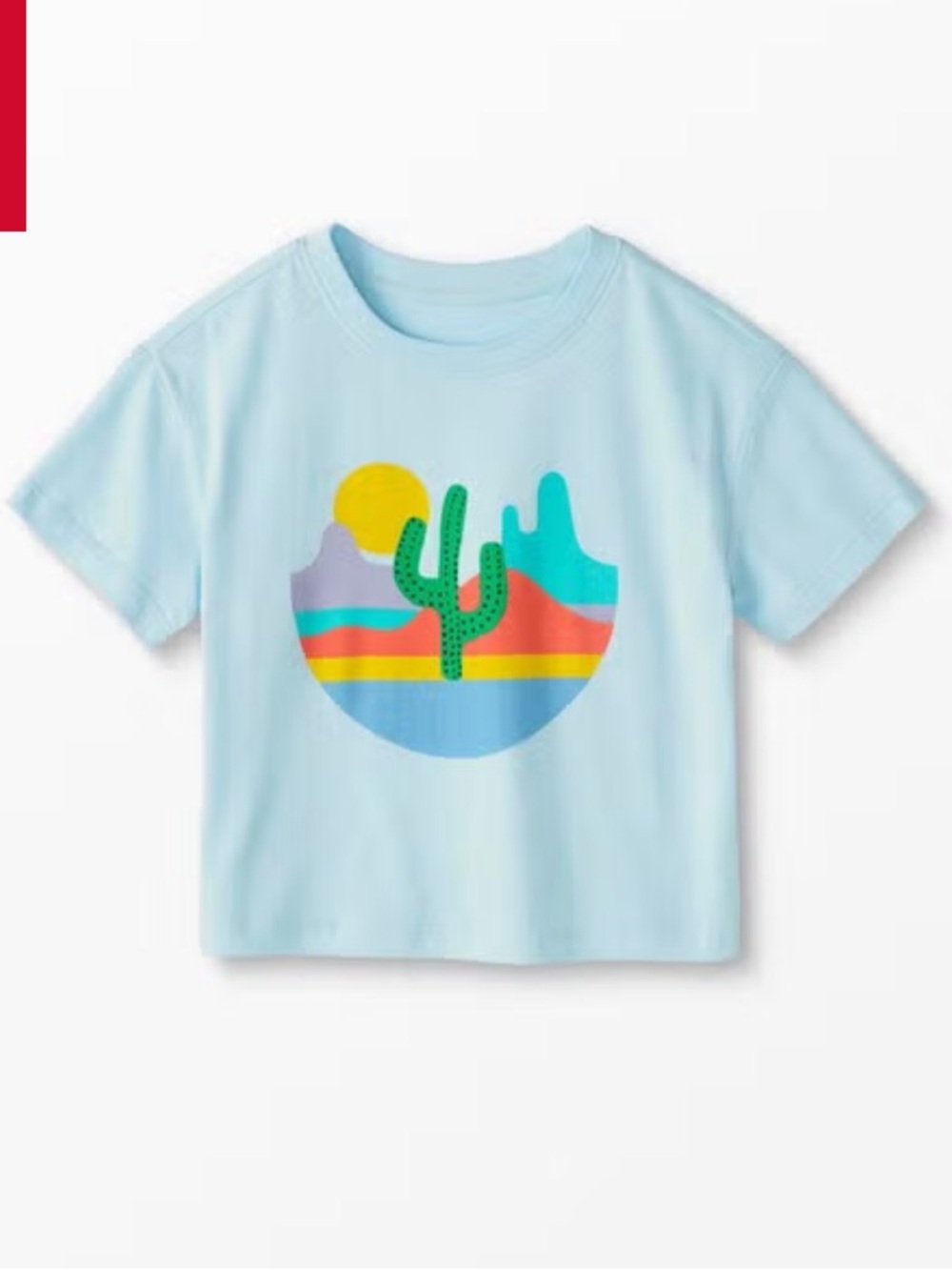 Hanna Andersson blue boxy tee